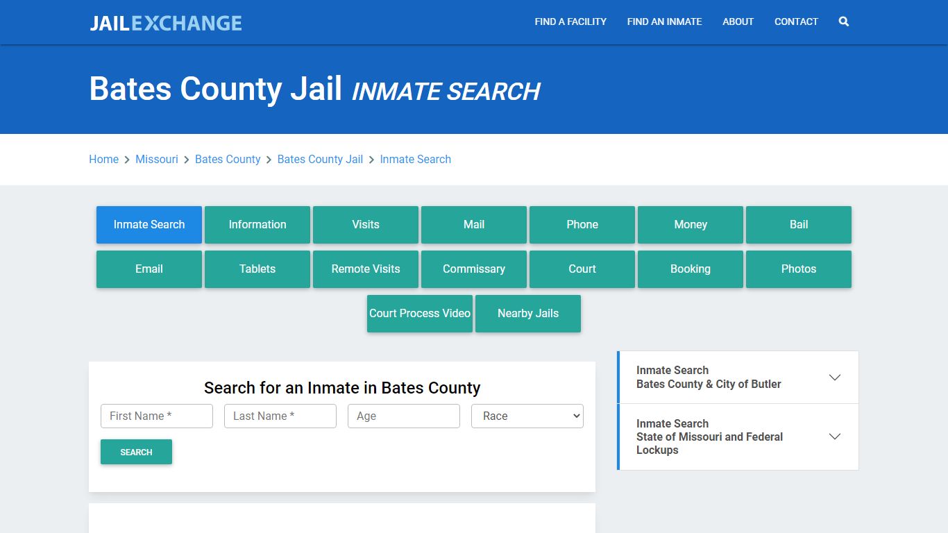 Bates County Jail, MO Inmate Search: Roster & Mugshots - Jail Exchange