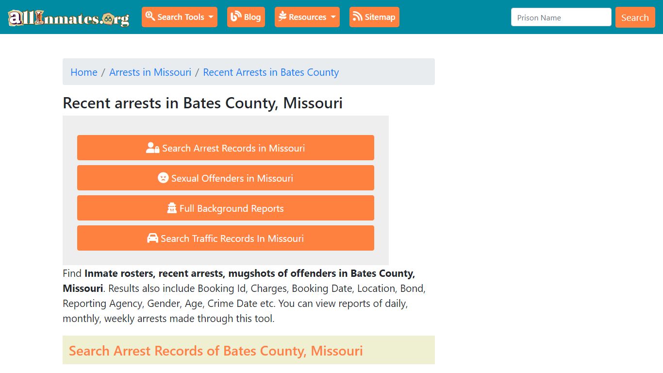 Recent arrests in Bates County, Missouri | Mugshots, Rosters, Inmates ...